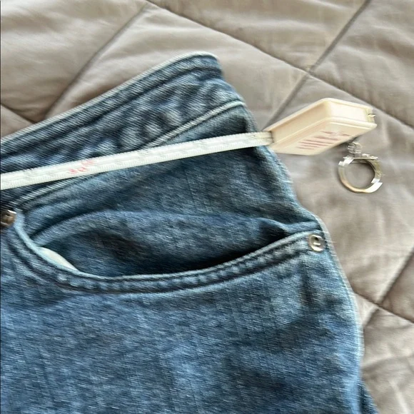 Duluth Trading Co. Denim Pants lined with Plaid flannel Interior - Picture 3 of 7